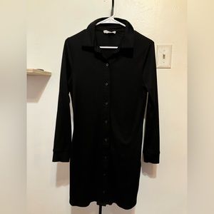 005 WAYF button up dress back long top